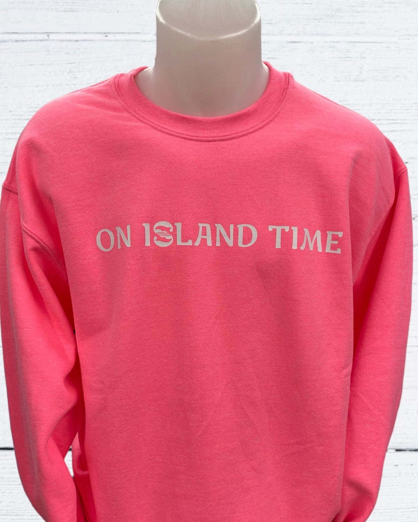 On Island Time Logo Crewneck