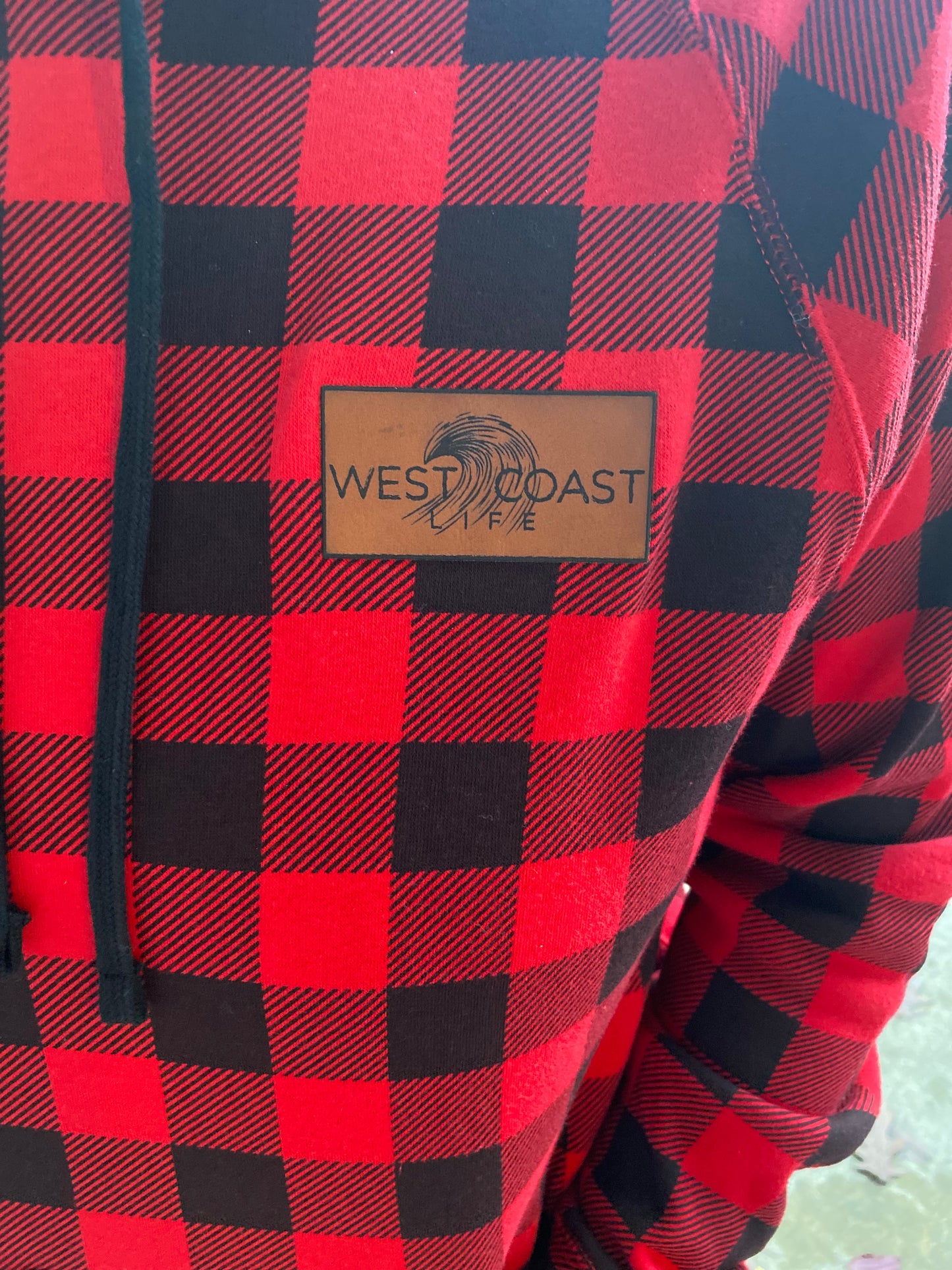 West Coast Life Buffalo Plaid Hoody