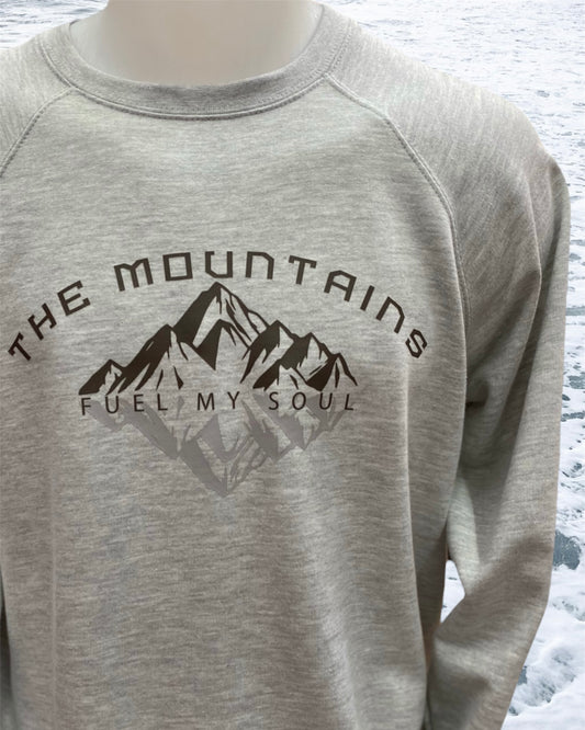 The Mountains Fuel My Soul Crewneck