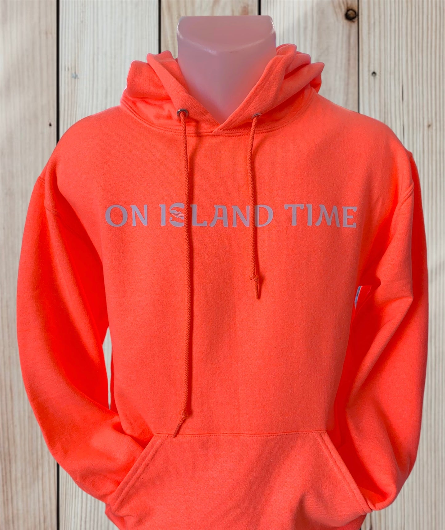 Logo On Island Time Hoody