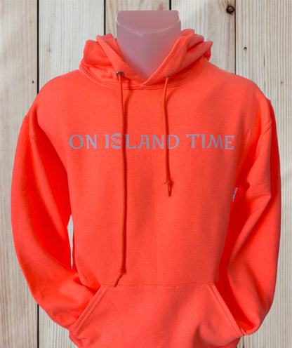 Logo On Island Time Hoody