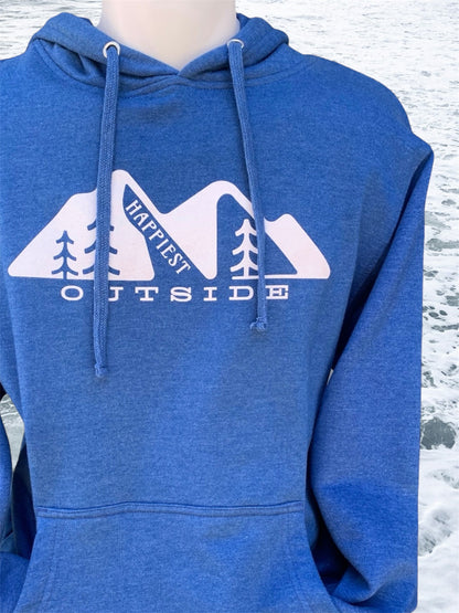 Happiest Outside Hoody Blue