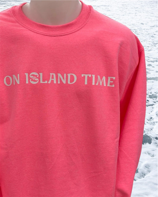 On Island Time Logo Crewneck