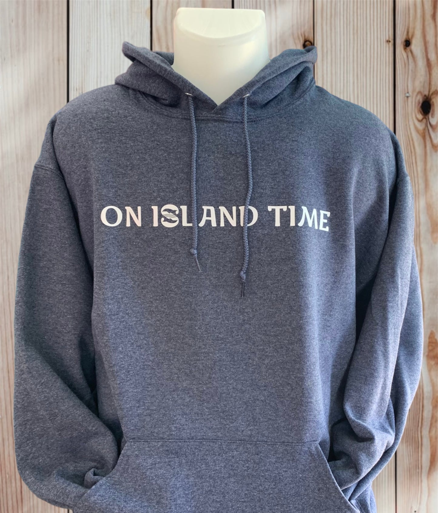 Logo On Island Time Hoody