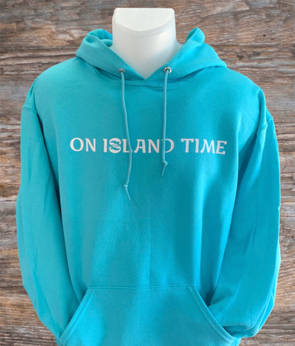 Logo On Island Time Hoody