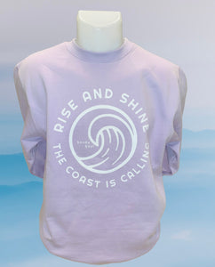 The Coast Is Calling Crewneck (Lilac)